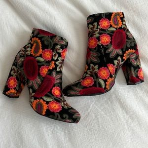 MIA Embroidered booties
